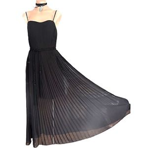 COPY - Miss Sixty Black Maxi Formal dress 4 XS Pleated Long Formal wedding Part…